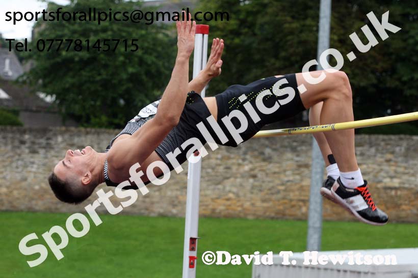 Mens decathlon high jump, EAP International Cominted Events, Hexham. Photo: David T. Hewitson/Sports for All Pics